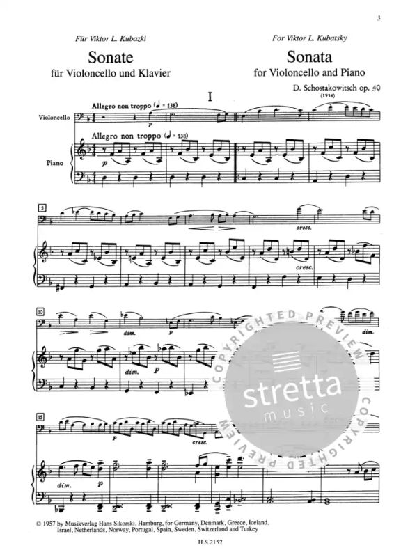 Dmitri Schostakowitsch - Sonate op. 40