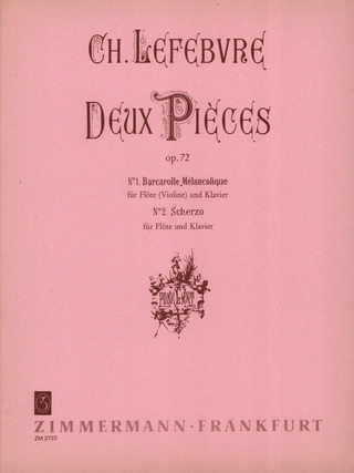 Lefebvre Charles Edouard - Deux Pièces op. 72