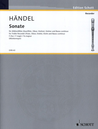 Georg Friedrich Händel - Sonate F-Dur Nr. 2 HWV 389