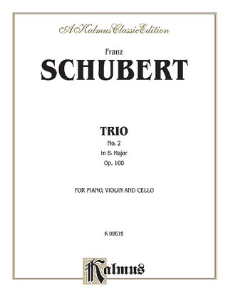 Franz Schubert: Trio No. 2 in E-Flat Major, Op. 100