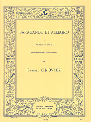 Gabriel Grovlez - Sarabande et Allegro for Oboe and Piano