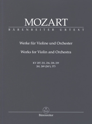 Wolfgang Amadeus Mozart: Works for Violin and Orchestra
