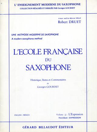 Robert Druet: The French Saxophone School 3