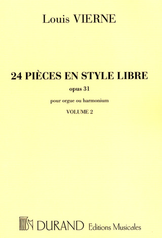 Louis Vierne - 24 pièces en style libre op.31 vol.2 (nos.13-24)