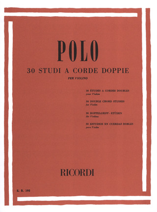 Enrico Polo - 30 Double chords studies