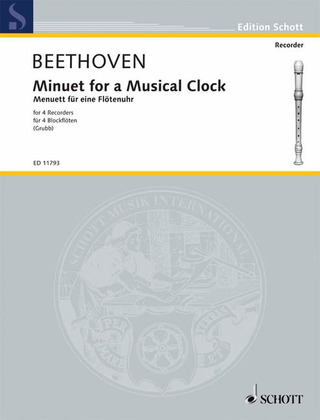 Ludwig van Beethoven - Menuett für eine Spieluhr