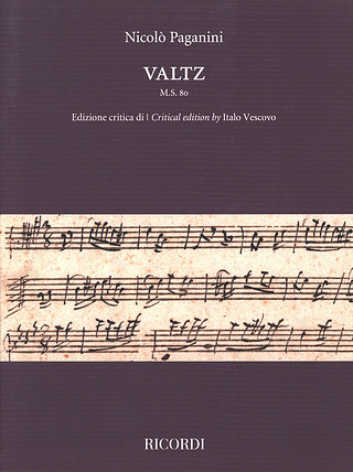 Niccolò Paganini: Valtz M.S. 80