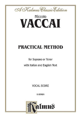 Nicola Vaccai: Practical Italian Vocal Method (Marzials)