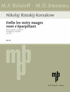 Nikolaj Rimski-Korsakov - Enfin les noirs nuages vont s'éparpillant h-Moll op. 42/3 (1897)