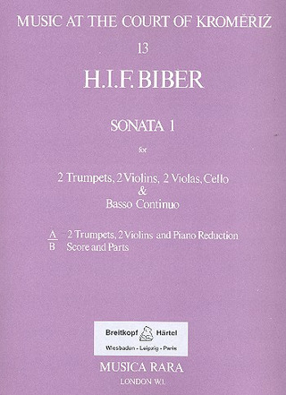 Heinrich Ignaz Franz Biber: Sonata Nr. 1 in C-dur