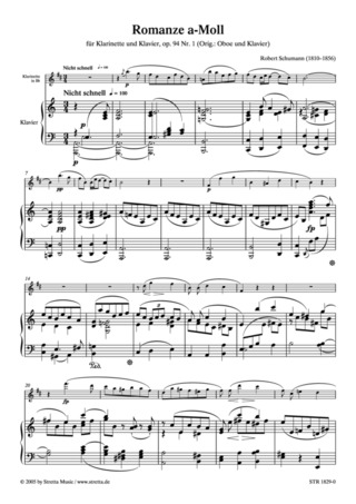 Robert Schumann - Romanze Nr. 1