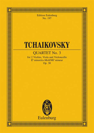 Pyotr Ilyich Tchaikovsky - String Quartet No. 3 Eb minor
