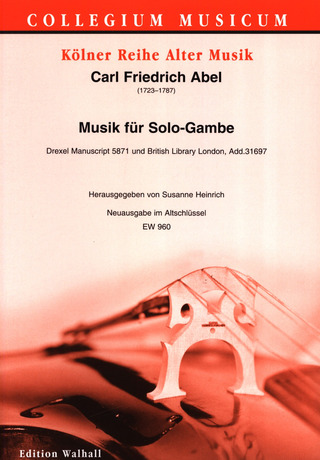 Carl Friedrich Abel: Musik für Solo-Gambe