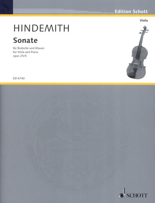 Paul Hindemith - Sonate op. 25/4 (1922)