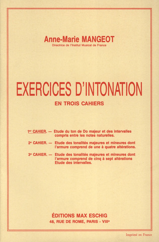Exercices D'Intonation Vol 1