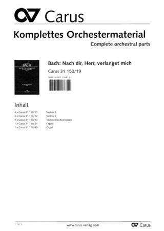 Johann Sebastian Bach - O my Lord, I long for thee BWV 150