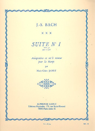 Johann Sebastian Bach - Suite N01 Bwv 996