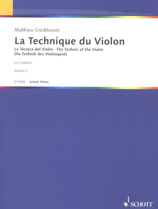 Mathieu Crickboom - Die Technik des Violinspiels 2