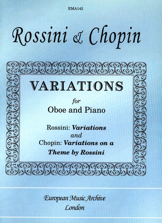 Gioachino Rossiniy otros. - Variations for oboe and piano