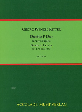 Georg Wenzel Ritter - Duetto F-Dur