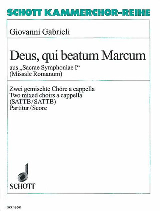 Giovanni Gabrieli - Sacrae Symphoniae I