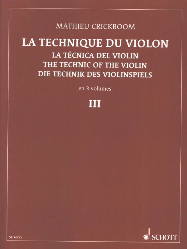 Mathieu Crickboom: La técnica del violín 3 (0)