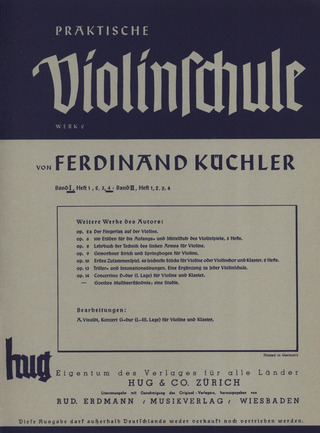 Ferdinand Küchler - Praktische Violinschule 1-4