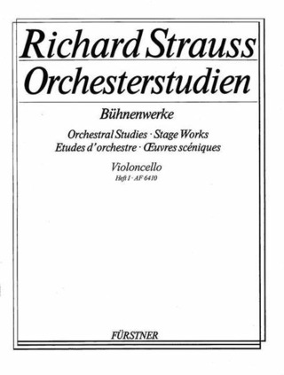 Richard Strauss - Orchestral Studies: Violoncello Band 1