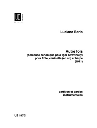 Luciano Berio - Autre fois