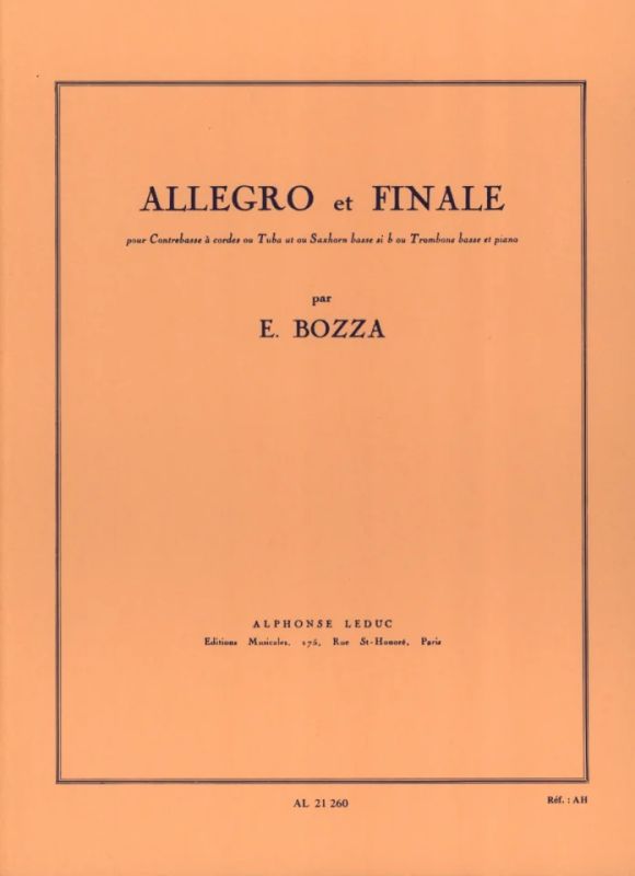 Eugène Bozza - Allegro And Finale