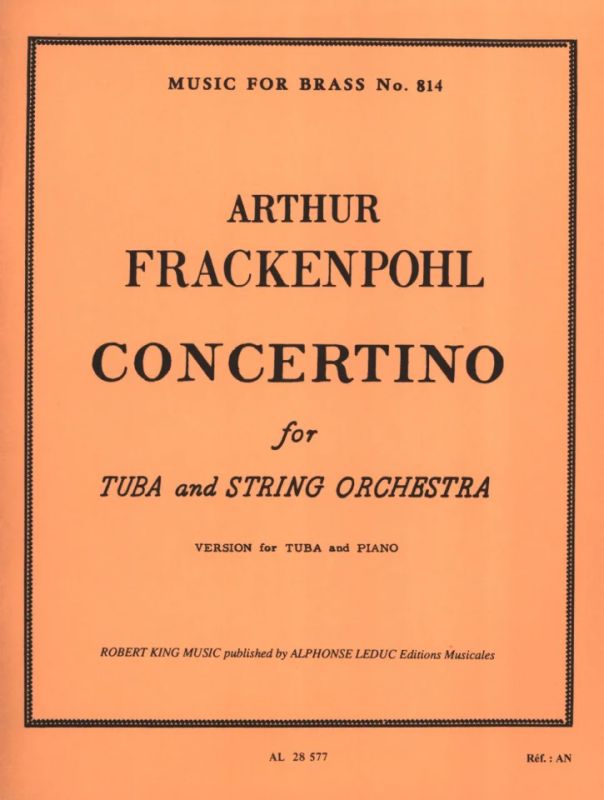 Arthur Frackenpohl - Concertino for Tuba
