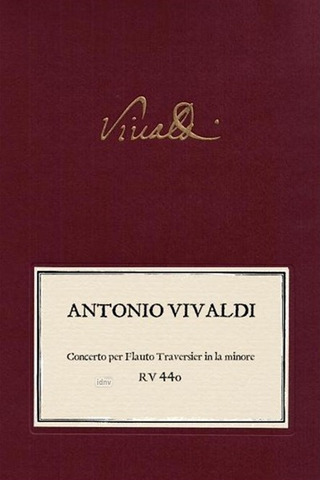 Antonio Vivaldi - Concerto per Flauto Traversier in la minore