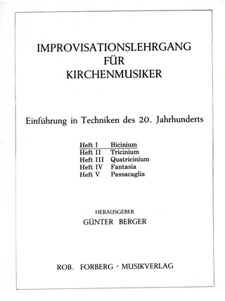 Improvisationslehrgang für Kirchenmusiker 1 – Bicinium