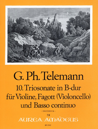 Georg Philipp Telemann: Triosonate B-Dur Nr. 10 TWV 42:B5
