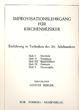 Various - Improvisationslehrgang für Kirchenmusiker Heft 2