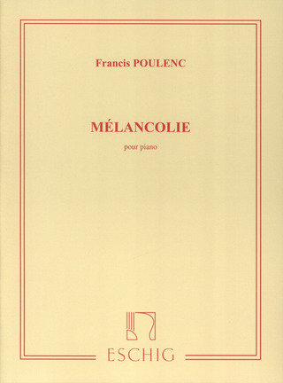 Francis Poulenc - Melancolie Pour Piano