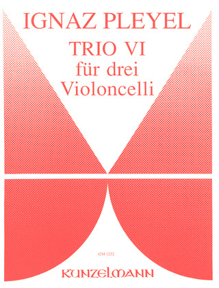 Ignaz Josef Pleyel - Trio für 3 Violoncelli Nr. 6