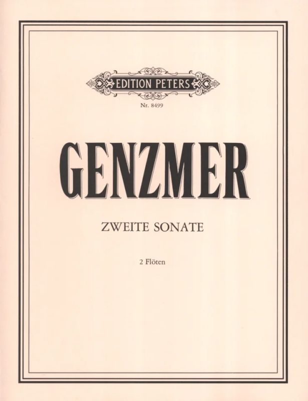 Harald Genzmer - Sonate für 2 Flöten Nr. 2 (1981)