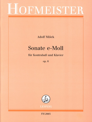 Adolf Misek - Sonate e-Moll op. 6