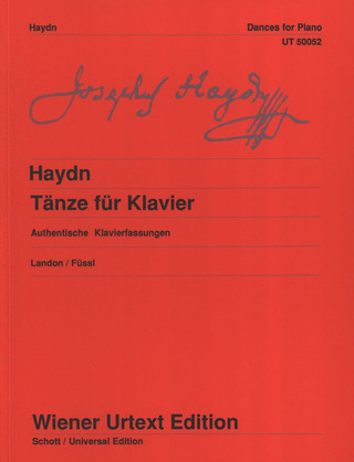 Joseph Haydn: Dances  Hob. IX:3, 8, 11, 12