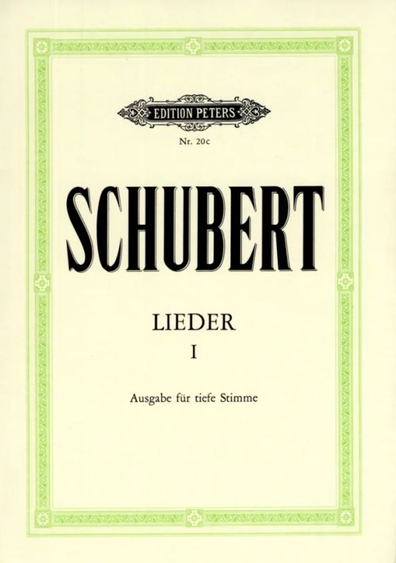 Franz Schubert - Lieder, Band 1