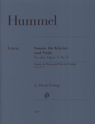 Johann Nepomuk Hummel - Viola Sonata E flat major op. 5/3