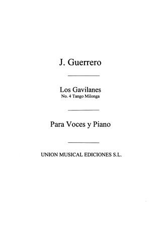 Jacinto Guerrero Torres - Tango 4