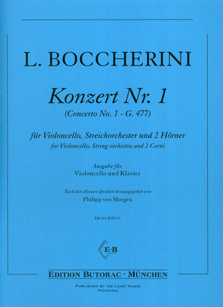 Luigi Boccherini - Konzert Nr. 1 C-Dur (G. 477)