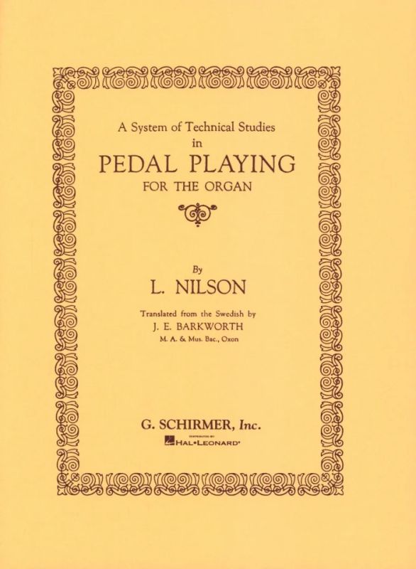 System of Technical Studies in Pedal Playing