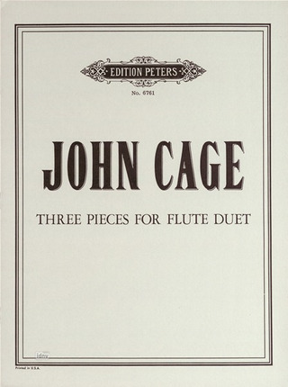 John Cage - 3 Stücke für 2 Flöten