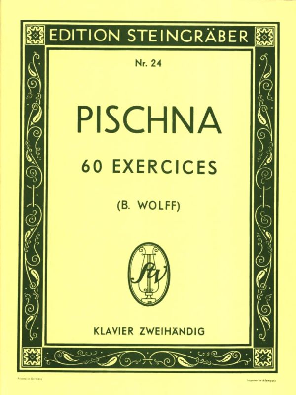 Josef Pischna - 60 Exercices progressifs