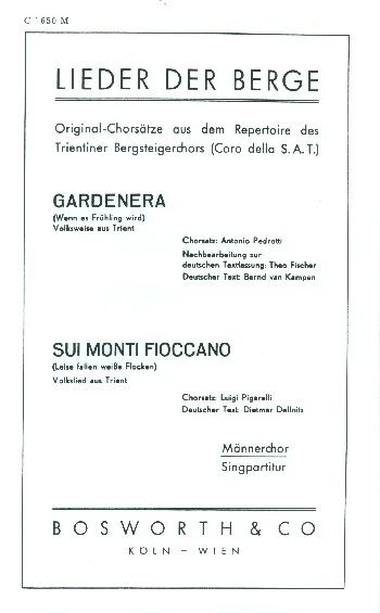 Luigi Pigarelliet al. - Gardenera & Sui monti fioccano