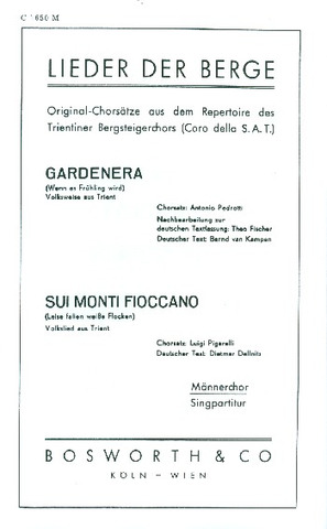 Luigi Pigarelli et al.: Gardenera & Sui monti fioccano