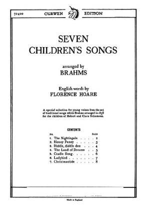 Johannes Brahms - Seven Childrens Songs